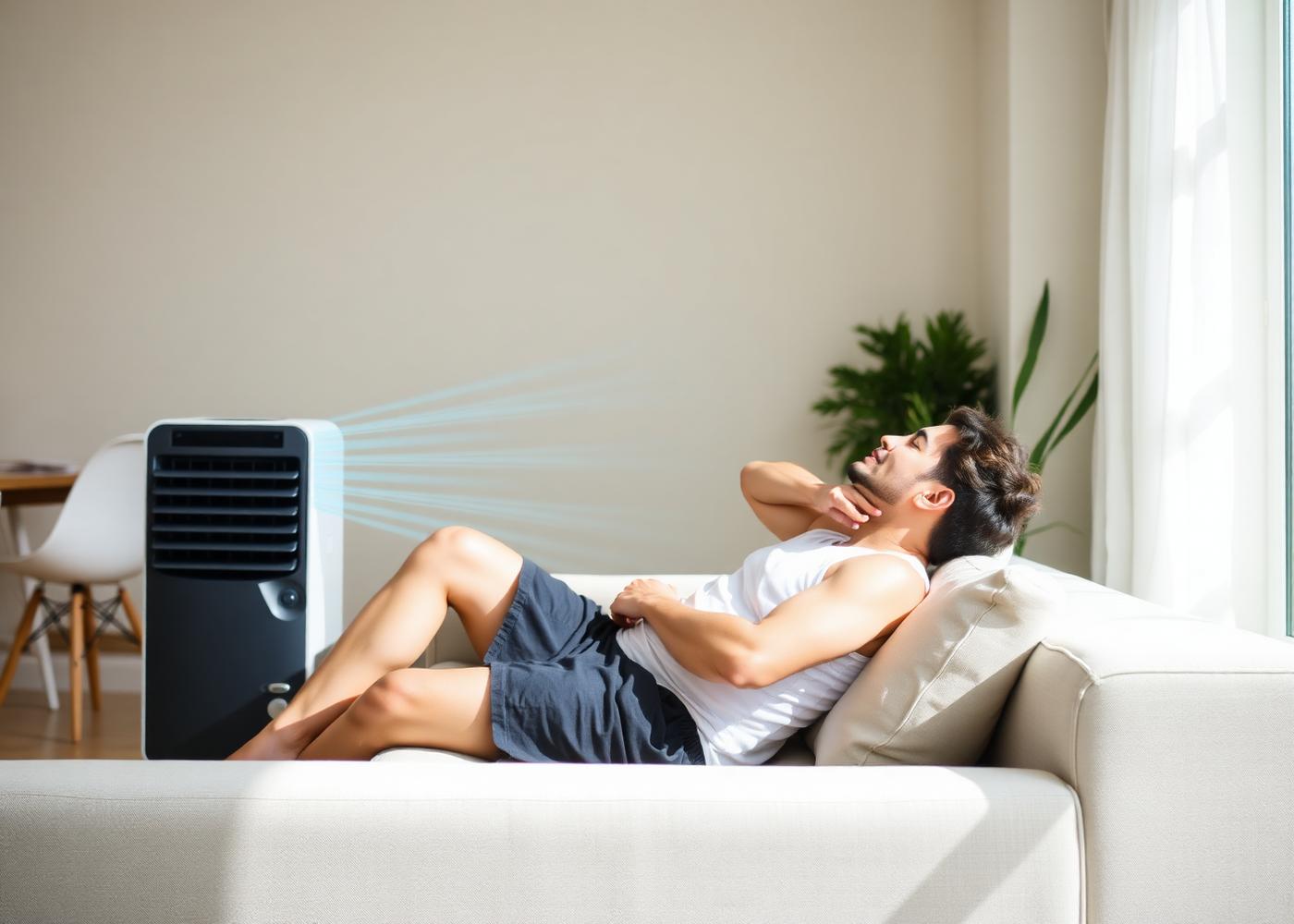 Person relaxing with Coldeez Cooling Ace